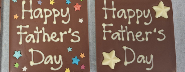 Father's Day Milk Chocolate Square